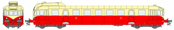 REE Modeles MB-112S - French Diesel Autorail Class VH, Depot MONTLUÇON (SOUND)